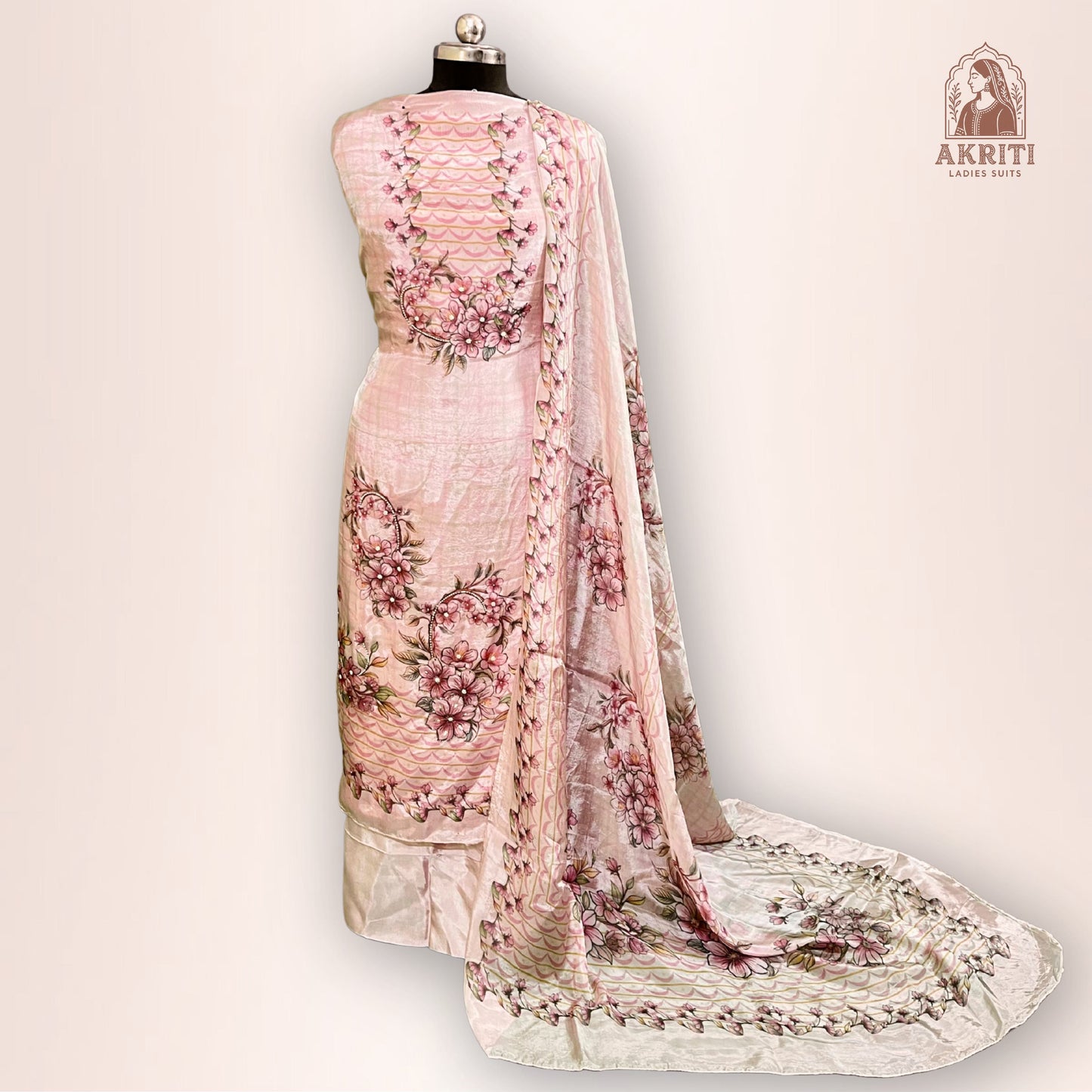 Elegant Floral Suit