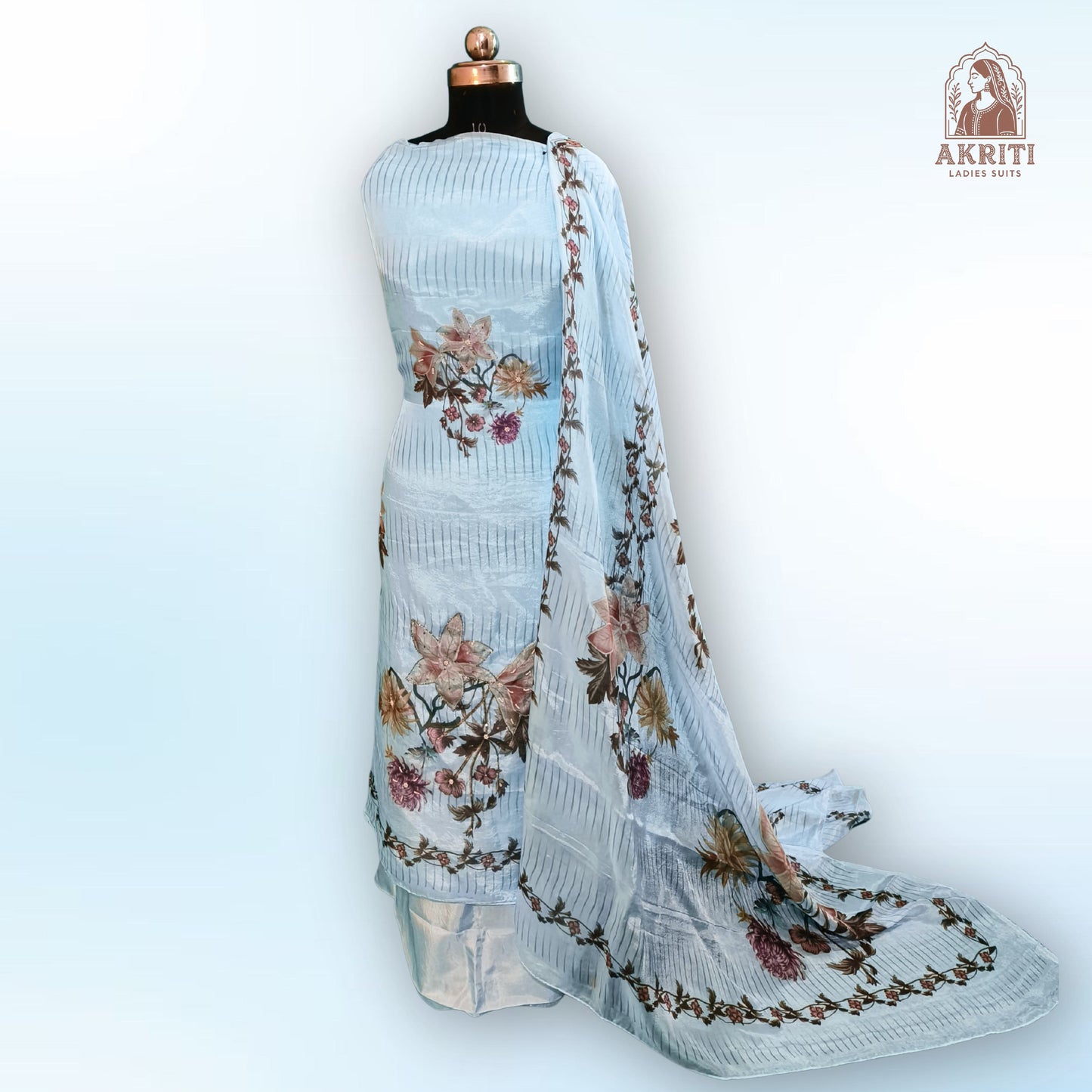 Viscose Glass Digital Suit